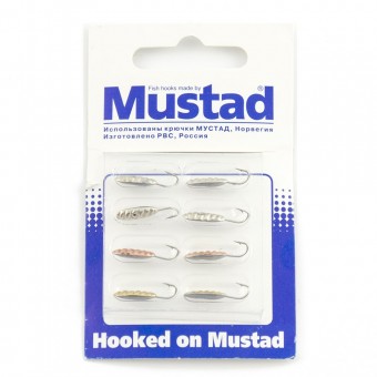 Набор мормышек Mustad тип-106 (8 шт. в уп.)