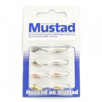 Набор мормышек Mustad тип-160 (8 шт. в уп.)