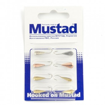 Набор мормышек Mustad тип-129 (8 шт. в уп.)