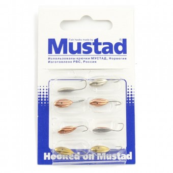 Набор мормышек Mustad тип-130 (8 шт. в уп.)