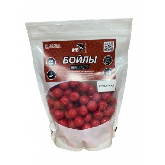 Бойлы  MEGA BAITS пылящие 24мм Клубника