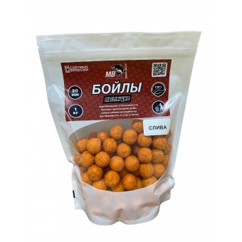 Бойлы  MEGA BAITS пылящие 24мм Слива