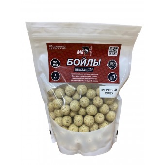 Бойлы  MEGA BAITS пылящие 24мм Тигровый орех