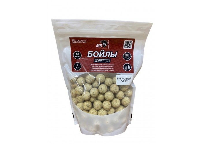 Бойлы  MEGA BAITS пылящие 24мм Тигровый орех