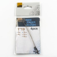 Поводок Caiman Wire Leader Ultralait (4 шт. в уп.) 1x19 10 см 3 кг 186586