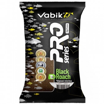 Прикормка Vabik Pro 1 кг (в упак. 10 шт.) Black Roach (Черная плотва)