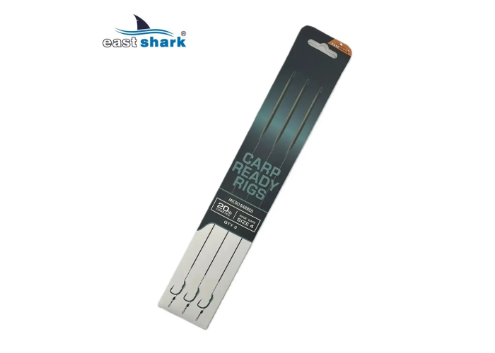 Поводки EastShark уп./3шт. TEFLON Wide Gape №4