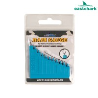 Инструмент для измерения длины волоса синий Hair Cauge