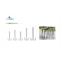 Крючок двойной EastShark Double Hook Long Shank №1/0 (уп.5 шт)