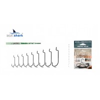 Крючок офсетный EastShark  Offset Shank №4/0 (уп.5 шт)