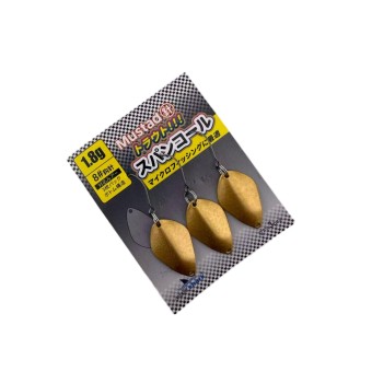 Блесна колеблющаяся EastShark Area Trout 1,8 г Gold (уп. 3 шт)