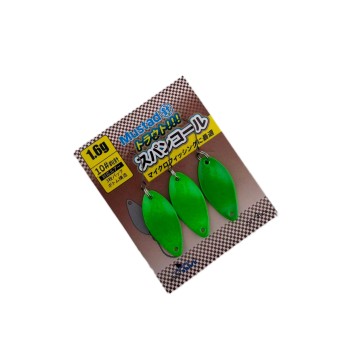 Блесна колеблющаяся EastShark Fine Bite 1,6 г Green (уп. 3 шт)