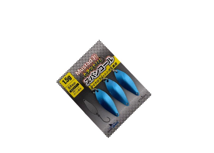 Блесна колеблющаяся EastShark Rapid Flow 1,5 г Blue (уп. 3 шт)