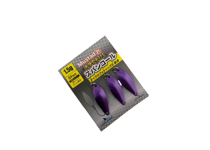 Блесна колеблющаяся EastShark Rapid Flow 1,5 г Violet (уп. 3 шт)