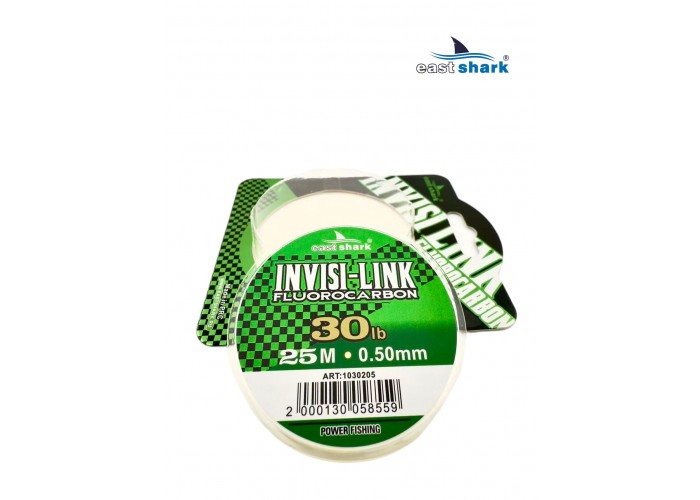 Леска Fluorocarbon EastShark INVISI-LINK 25м 0,50 мм