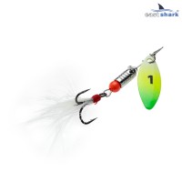 Блесна вращающаяся (уп./5шт.) EastShark Zander размер-1 (5 грамм) col.#550