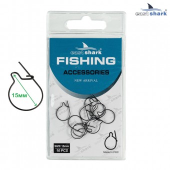 Клипса для живых насадок EastShark F-131-M 15mm (уп./10шт.)