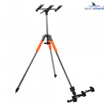 Подставка тренога на 3 удилища со стаканами EastShark CLS-182