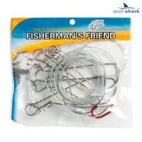 Кукан 5 карабинов, тросс