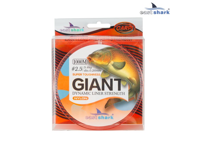 Леска 1000м EastShark GIANT NYLON 0,34 мм 