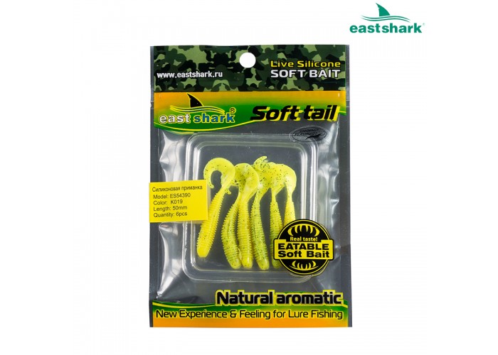 Силиконовая приманка ES54390 50 мм (6 шт/уп) color: K019