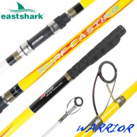 Морское удилище EastShark Warrior Surf 100/250gr 4.2m желтый