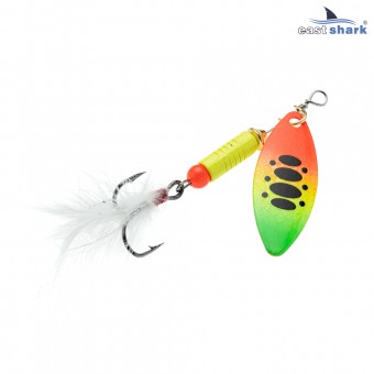 Блесна вращающаяся (уп./5шт.) EastShark Zander размер-3 (9.5 грамм) col.#540