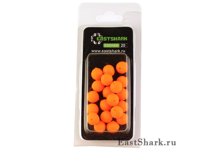 Силиконовая бусина оранжевая d10 ES20161002