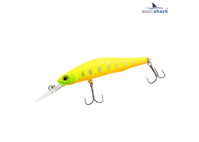 Воблер EastShark Croofed 8см. 9г. 1-2m Suspend col.#004