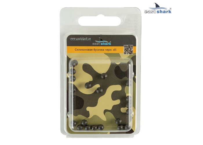 Силиконовая бусина чер. d6 ES20160601 (20160601)