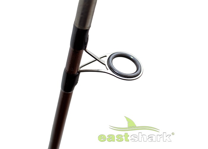 Удилище ES Крокодил коричневый с резьбой (100-250 гр) 2,4 м