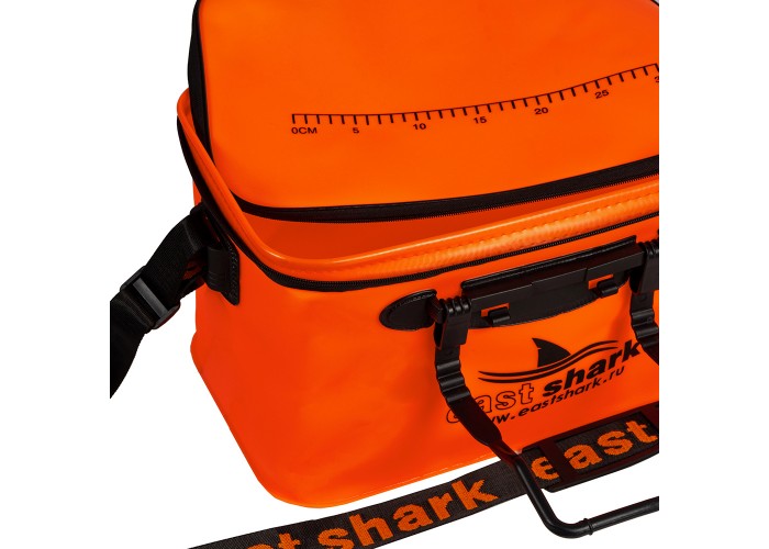 Ведро для замеса прикормки квадратное оранжевое  D 50