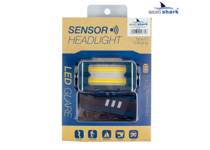 Фонарь налобный EastShark ES-S04 USB