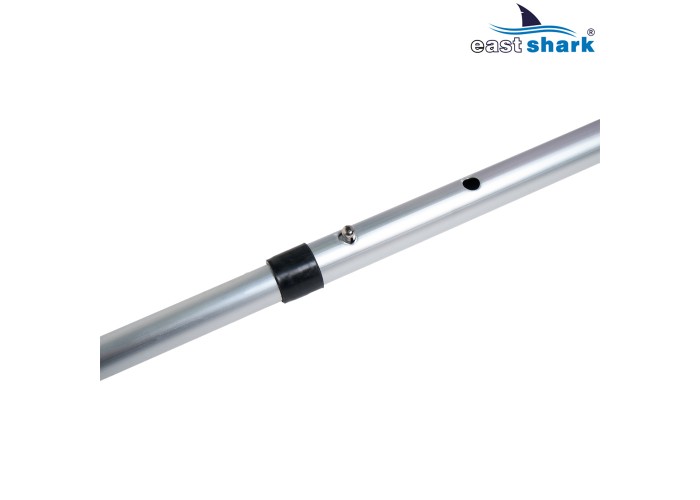 Набор алюминиевый стол + 4 стула 60*120 см серый