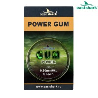 Фидергам POWER GUM green 8 м 0,8 мм