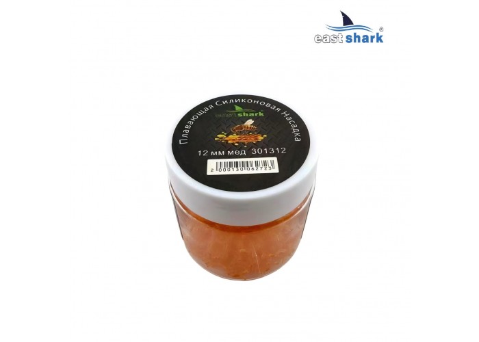 Плавающая силиконовая насадка 10 мм мед  (уп./10 шт)