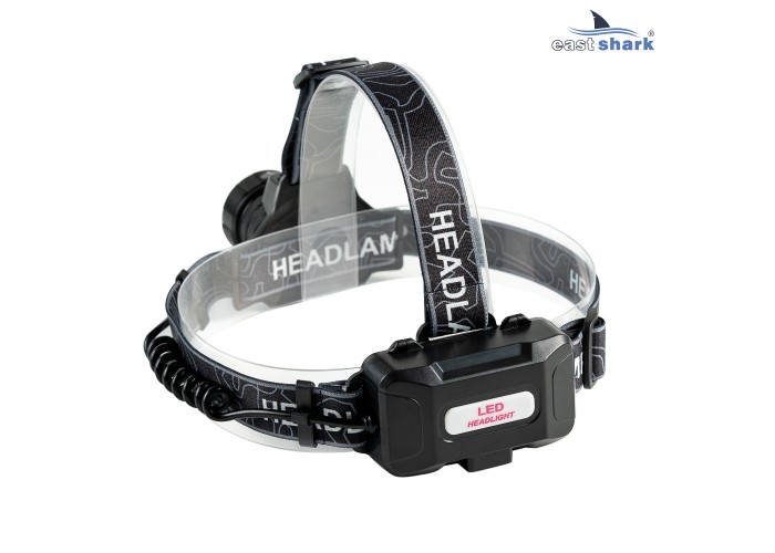 Фонарь налобный EastShark FA-T161 белый/синий свет