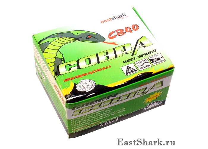 Катушка Cobra Green A металлическая шпуля  5п
