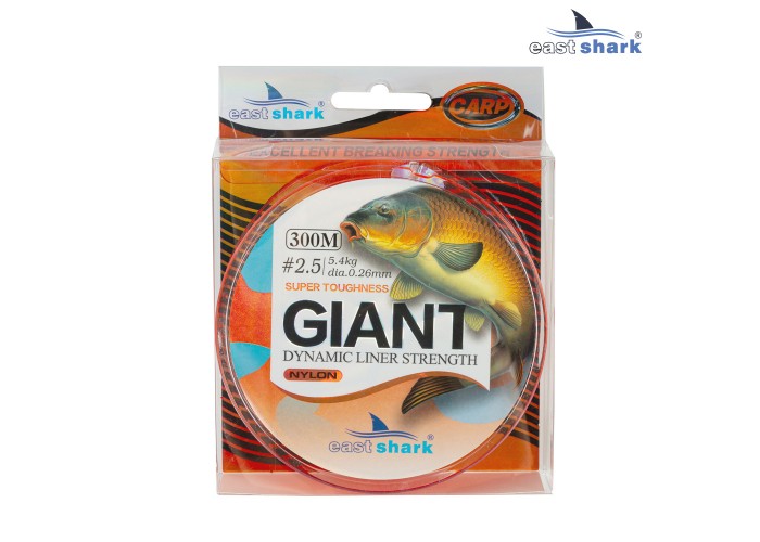 Леска 300м EastShark GIANT NYLON 0,37 мм