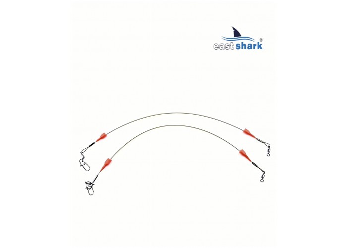 Поводок EastShark MDGS-титановый 0.39*20см
