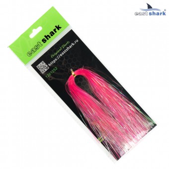 Люрекс EastShark большая упаковка "Чешуя" розовый