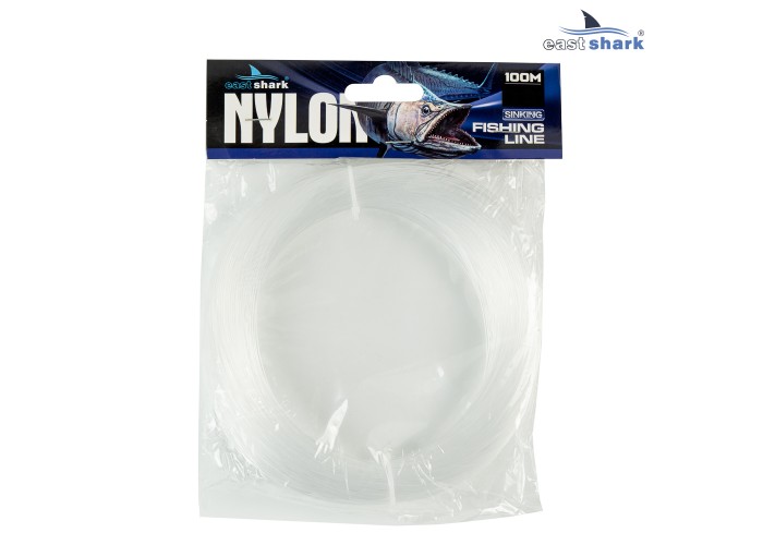 Леска EastShark NYLON в мотке (100м) 0,7 мм прозрачная