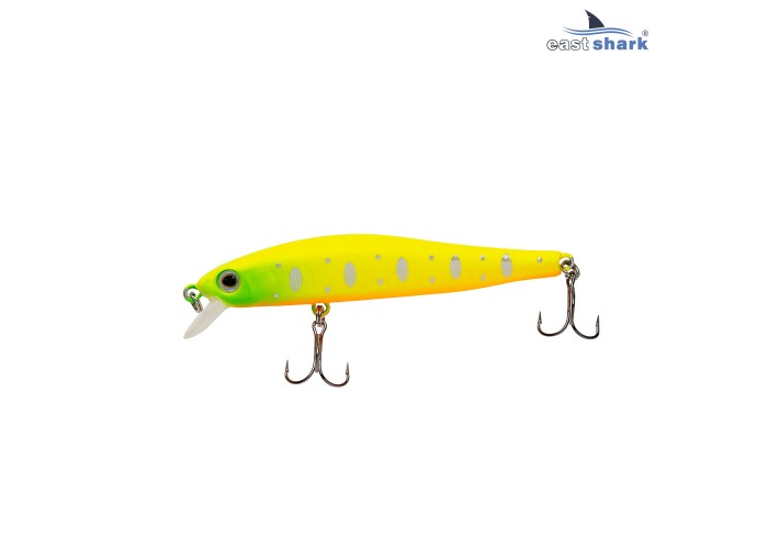 Воблер EastShark Minnow 7см. 5.3г. 0.5-1m Suspending col.#004