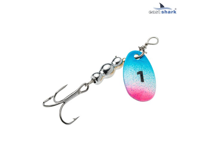 Блесна вращающаяся (уп./5шт.) EastShark Screw размер-1 (3.5 грамм) col.#783