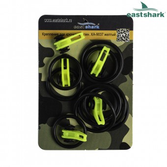 Крепление для крючка на спиннинг  XA-9037 желтый