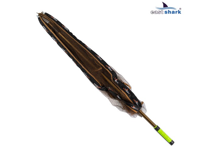 Подсак треугольный прорез. 70*70 ручка 2.4 м