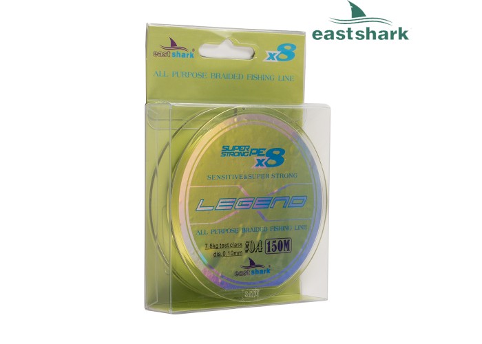 Шнур EastShark Legend X8 150м 0,12мм #0,6 желтый