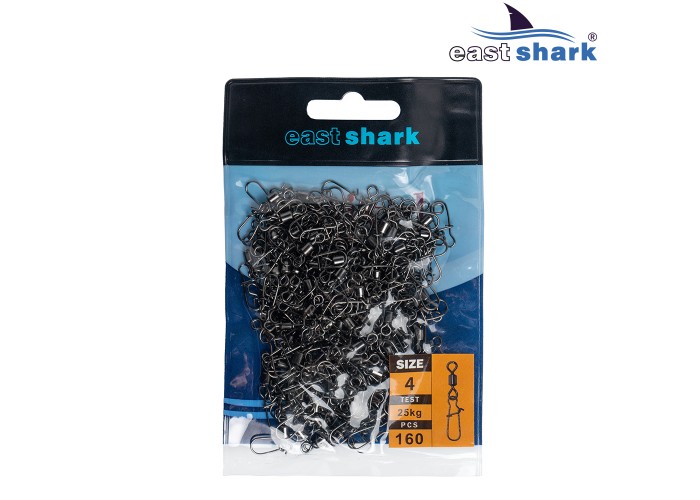 Вертлюг + карабин Американка техническая упаковка 160 шт №4