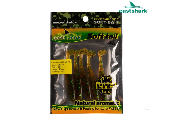 Силиконовая приманка ES3118 75 мм (5 шт/уп) color: 227