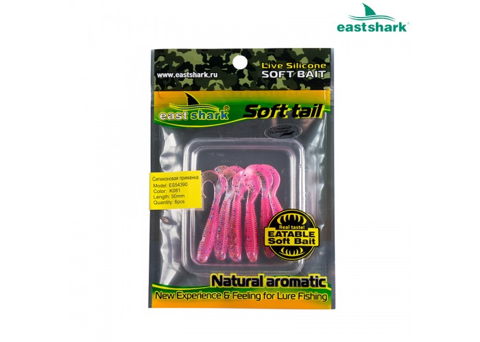 Силиконовая приманка ES54390 50 мм (6 шт/уп) color: K081